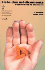 Liste des m&Atilde;&copy;dicaments du D&Atilde;&copy;partement de pharmacie 
