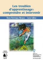 Les troubles d'apprentissage 
