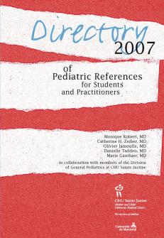 Directory&nbsp;of Pediatric References for Students and Practitioners 
